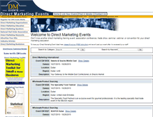 Tablet Screenshot of directmarketingevents.com